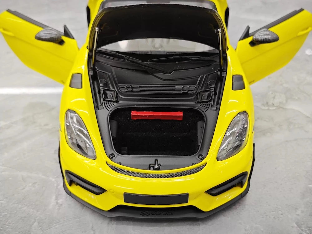 [Minichamps] 1:18 Porsche 2023 718 Spyder RS Yellow Model Car Die-Cast