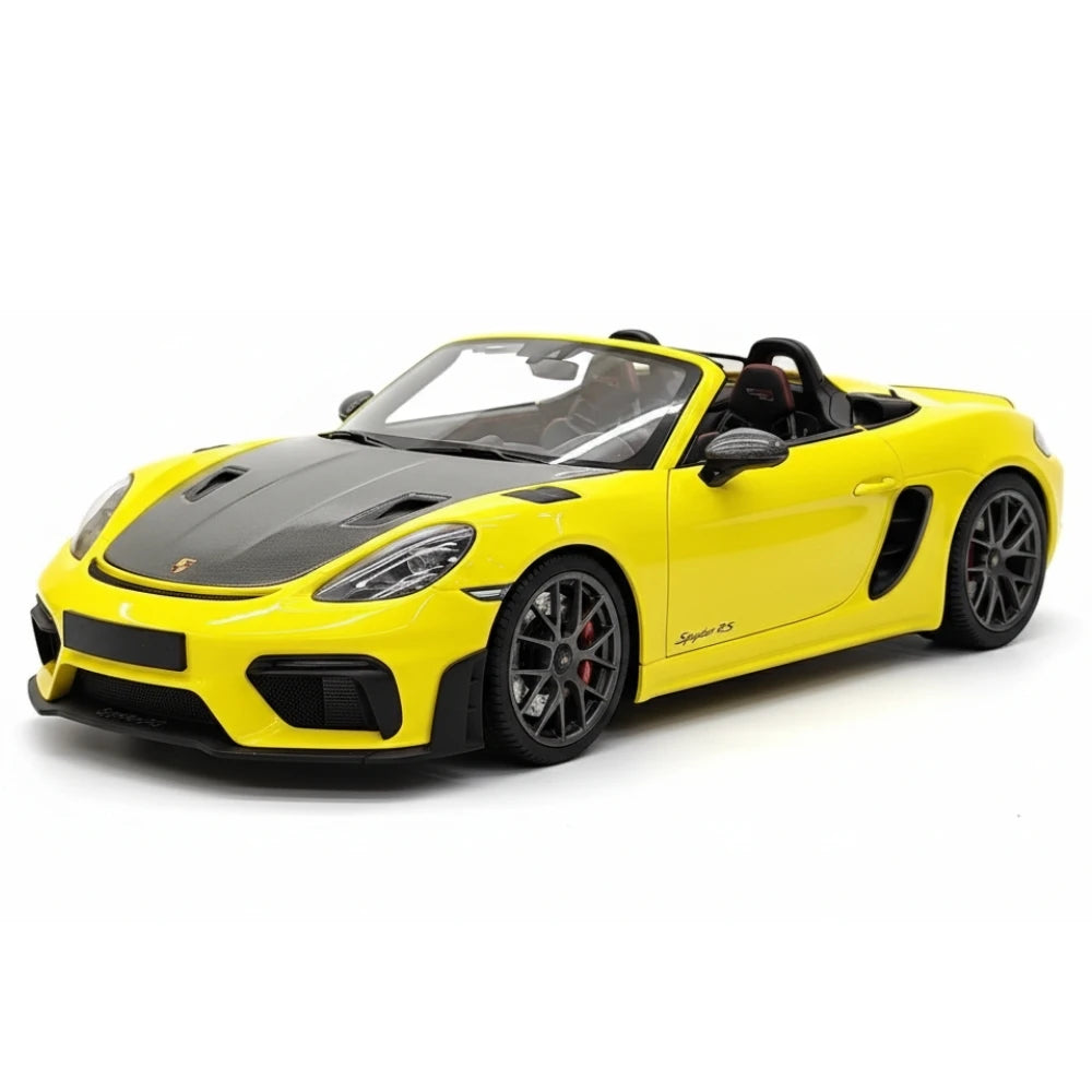 [Minichamps] 1:18 Porsche 2023 718 Spyder RS Yellow Model Car Die-Cast