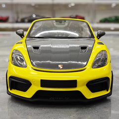[Minichamps] 1:18 Porsche 2023 718 Spyder RS Yellow Model Car Die-Cast