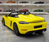 [Minichamps] 1:18 Porsche 2023 718 Spyder RS Yellow Model Car Die-Cast