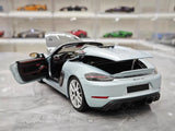 [Minichamps] 1:18 Porsche 2023 718 Spyder RS Ice bleu voiture miniature Die-Cast