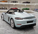 [Minichamps] 1:18 Porsche 2023 718 Spyder RS Ice bleu voiture miniature Die-Cast
