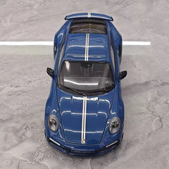 [Minichamps] 1:18 Porsche 2023 911 992 Turbo S 20th Anniversary Blue Model Car Die-Cast