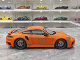 [Minichamps] 1:18 Porsche 2023 911 992 Turbo S 20th Anniversary Orange Model Car Die-Cast
