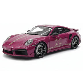 [Minichamps] 1:18 Porsche 2023 911 992 Turbo S 20th Anniversary Red Model Car Die-Cast