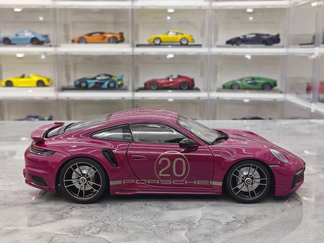[Minichamps] 1:18 Porsche 2023 911 992 Turbo S 20th Anniversary Red Model Car Die-Cast