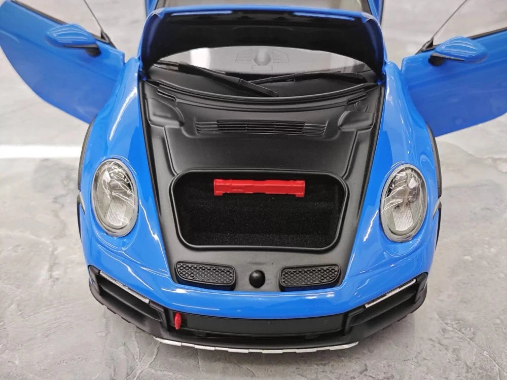 [Minichamps] 1:18 Porsche 2023 911 Dakar blauw modelauto Die-Cast