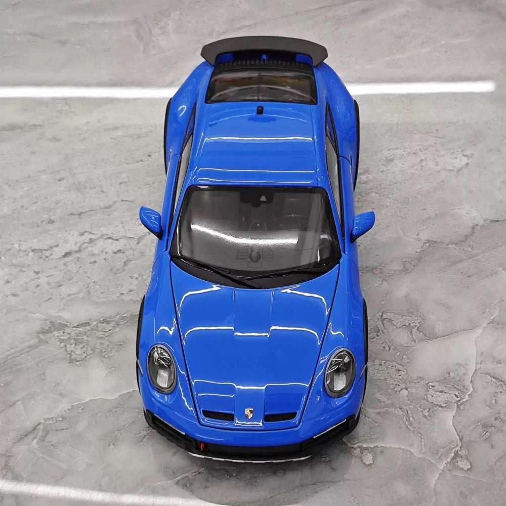 [Minichamps] 1:18 Porsche 2023 911 Dakar bleu voiture miniature Die-Cast