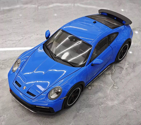 [Minichamps] 1:18 Porsche 2023 911 Dakar Blue Model Car Die-Cast