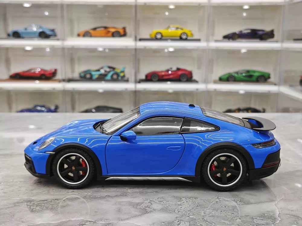 [Minichamps] 1:18 Porsche 2023 911 Dakar blauw modelauto Die-Cast
