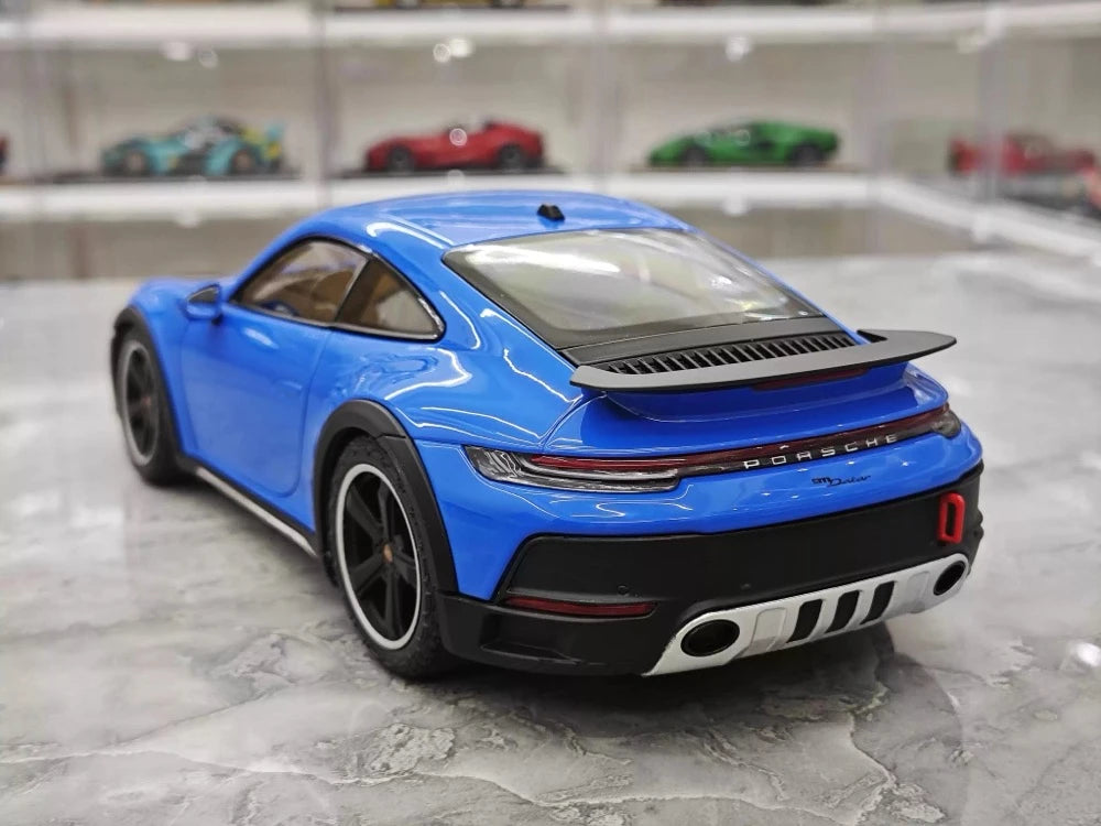 [Minichamps] 1:18 Porsche 2023 911 Dakar bleu voiture miniature Die-Cast