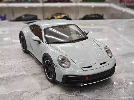 [Minichamps] 1:18 Porsche 2023 911 Dakar Gray Model Car Die-Cast