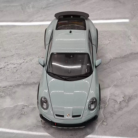 [Minichamps] 1:18 Porsche 2023 911 Dakar Gray Model Car Die-Cast