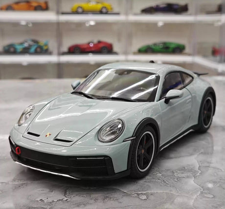 [Minichamps] 1:18 Porsche 2023 911 Dakar Gray Model Car Die-Cast