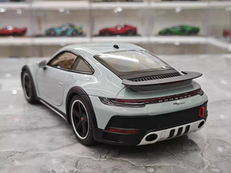 [Minichamps] 1:18 Porsche 2023 911 Dakar Gray Model Car Die-Cast