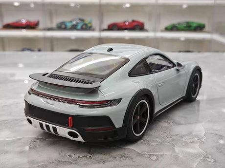[Minichamps] 1:18 Porsche 2023 911 Dakar Gray Model Car Die-Cast