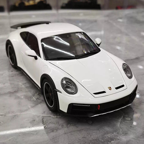 [Minichamps] 1:18 Porsche 2023 911 Dakar White Model Car Die-Cast