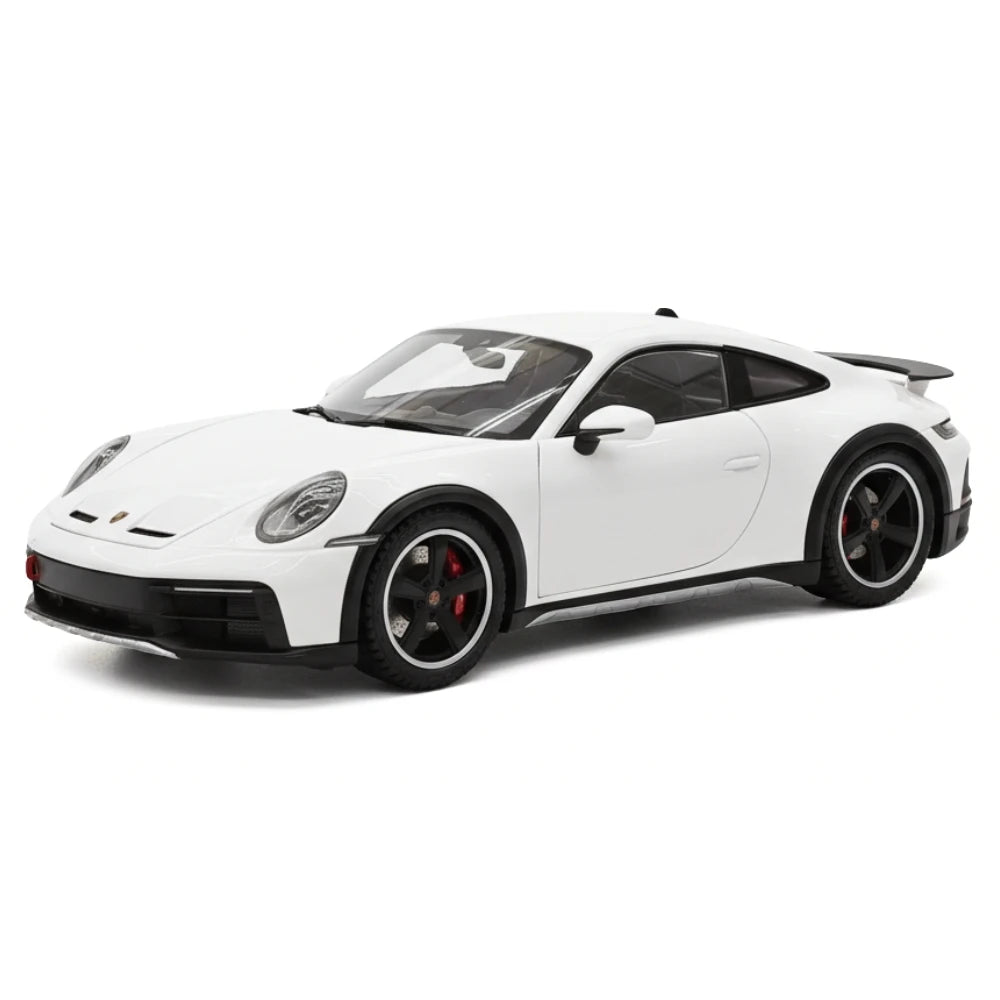 [Minichamps] 1:18 Porsche 2023 911 Dakar bianco modellino di auto Die-Cast