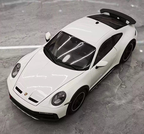 [Minichamps] 1:18 Porsche 2023 911 Dakar White Model Car Die-Cast