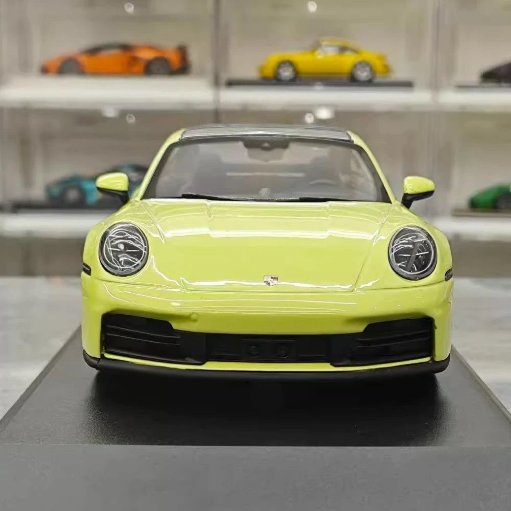 [Minichamps] 1:18 Porsche 2024 911 992.2 Carrera vert voiture miniature Resin