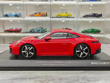 [Minichamps] 1:18 Porsche 2024 911 992.2 Carrera レッド モデルカー レジン