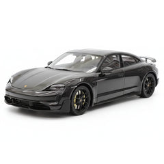 [Minichamps] 1:18 Porsche 2024 Taycan Turbo GT Black Model Car Resin