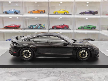 [Minichamps] 1:18 Porsche 2024 Taycan Turbo GT Black Model Car Resin