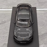 [Minichamps] 1:18 Porsche 2024 Taycan Turbo GT grå modellbil harts