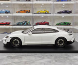 [Minichamps] 1:18 Porsche 2024 Taycan Turbo GT White Model Car Resin