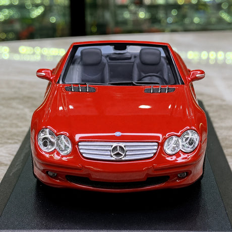 Minichamps Mercedes-Benz 2001 SL-Class R230 Red 1:43 – Collectible Diecast Model Die-Cast