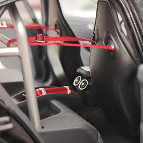 [MotorHelix] 1:18 Alfa Romeo 2021 Giulia GTAm Black Model Car Die-Cast