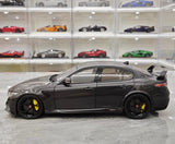 [MotorHelix] 1:18 Alfa Romeo 2021 Giulia GTAm zwart modelauto Die-Cast
