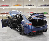 [MotorHelix] 1:18 Alfa Romeo 2021 Giulia GTAm blå modellbil Die-Cast