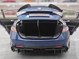 [MotorHelix] 1:18 Alfa Romeo 2021 Giulia GTAm blå modellbil Die-Cast