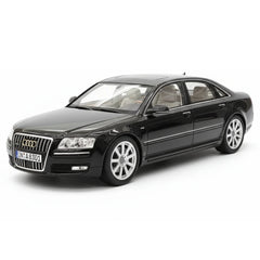 [MotorHelix] 1:18 Audi 2008 A8 W12 Black Model Car Resin