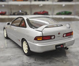 [MotorHelix] 1:18 Honda 1998 Integra Type R DC2 Silver Model Car Die-Cast