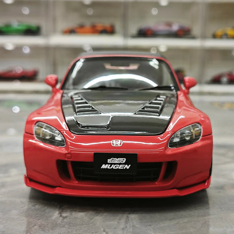 MotorHelix Honda 2005 S2000 AP2 MUGEN New Formula Red 1:18 – Collectible Diecast Model Die-Cast