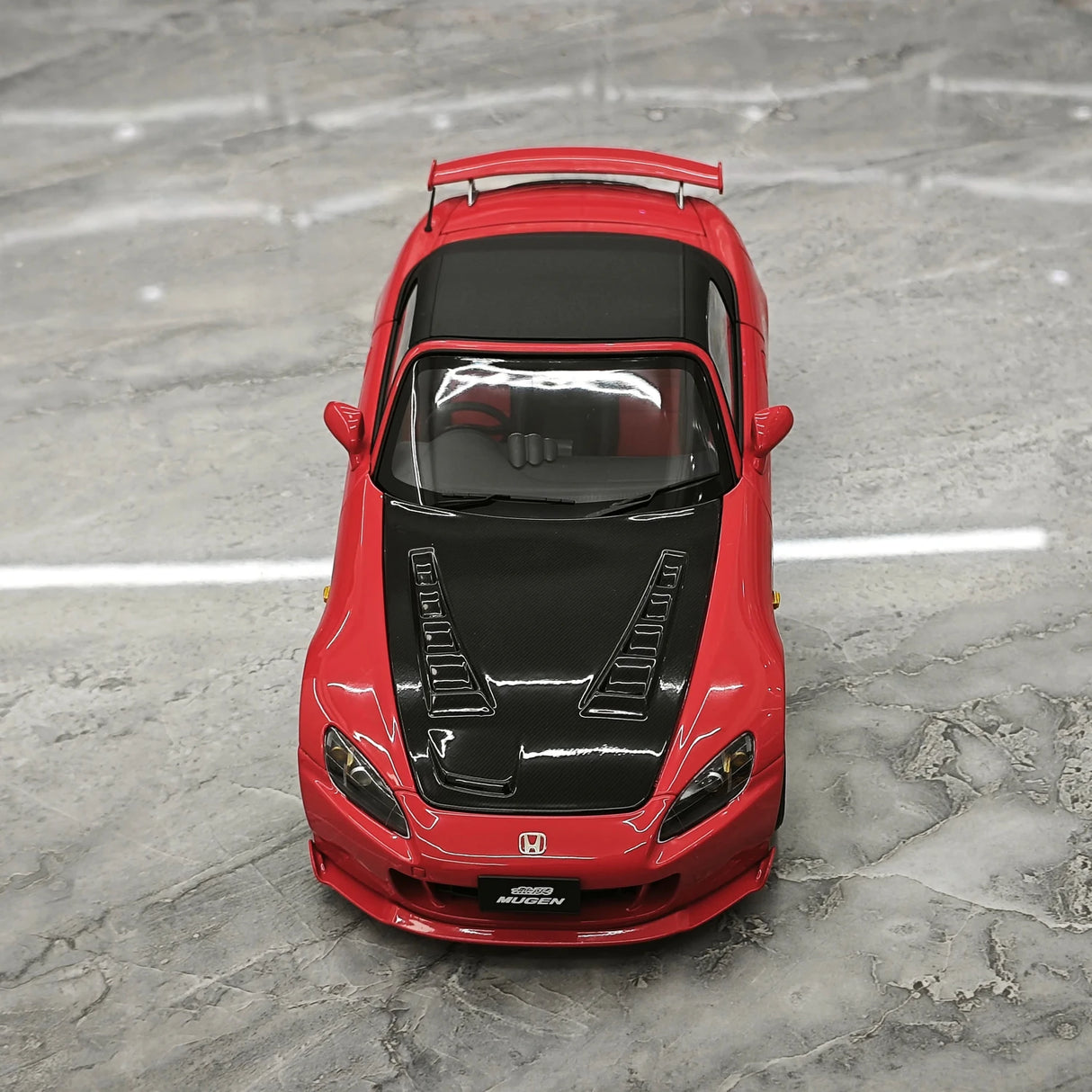 MotorHelix Honda 2005 S2000 AP2 MUGEN neue Formula Red 1:18 – Sammelobjekte aus Druckguss