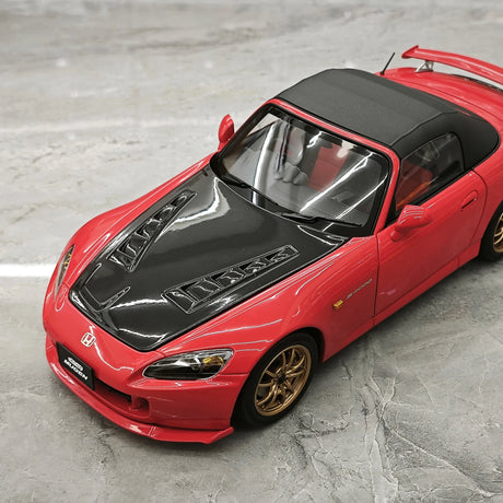 MotorHelix Honda 2005 S2000 AP2 MUGEN New Formula Red 1:18 – Collectible Diecast Model Die-Cast