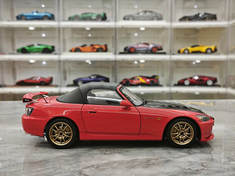 MotorHelix Honda 2005 S2000 AP2 MUGEN New Formula Red 1:18 – Collectible Diecast Model Die-Cast