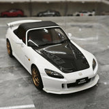 MotorHelix Honda 2005 S2000 AP2 MUGEN Platinum White Pearl 1:18 – Collectible Diecast Model Die-Cast