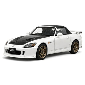 MotorHelix Honda 2005 S2000 AP2 MUGEN Platinum White Pearl 1:18 – Collectible Diecast Model Die-Cast
