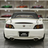 MotorHelix Honda 2005 S2000 AP2 MUGEN Platinum White Pearl 1:18 – Collectible Diecast Model Die-Cast