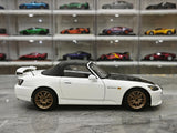 MotorHelix Honda 2005 S2000 AP2 MUGEN Platinum White Pearl 1:18 – Collectible Diecast Model Die-Cast