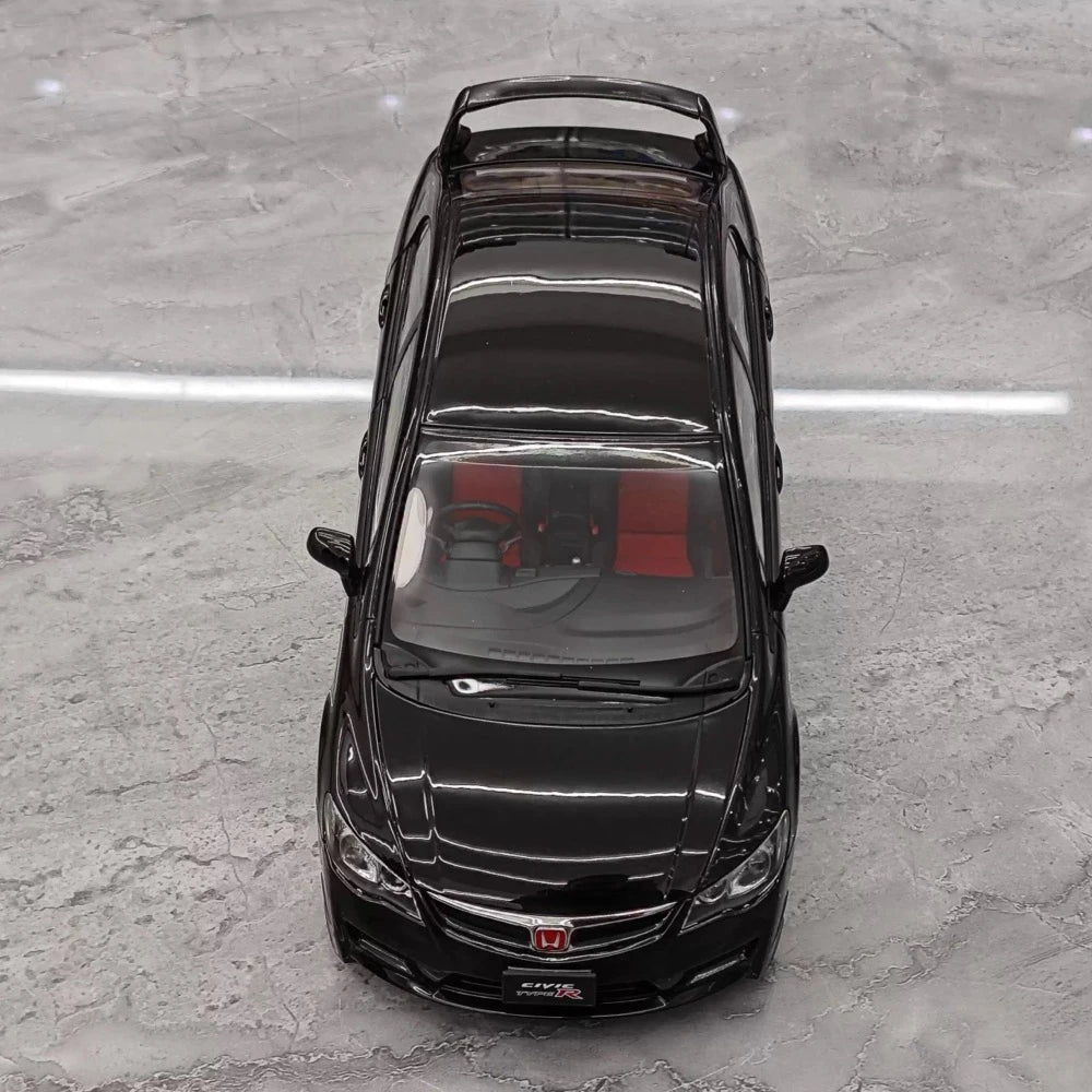[MotorHelix] 1:18 Honda 2007 Civic Type R FD2 Black Model Car Die-Cast