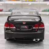 [MotorHelix] 1:18 Honda 2007 Civic Type R FD2 Black Model Car Die-Cast