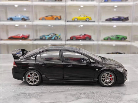 [MotorHelix] 1:18 Honda 2007 Civic Type R FD2 Black Model Car Die-Cast
