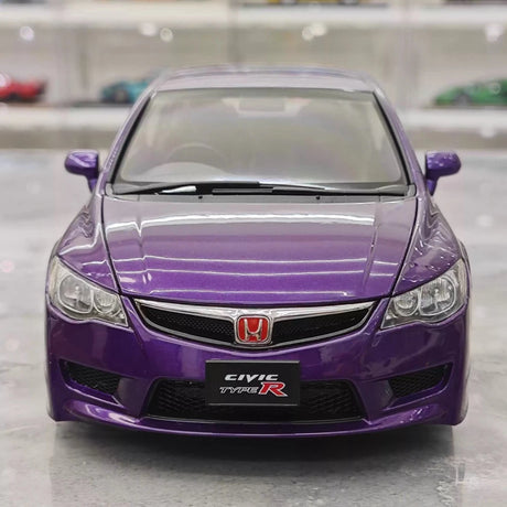 [MotorHelix] 1:18 Honda 2007 Civic Type R FD2 Purple Model Car Die-Cast