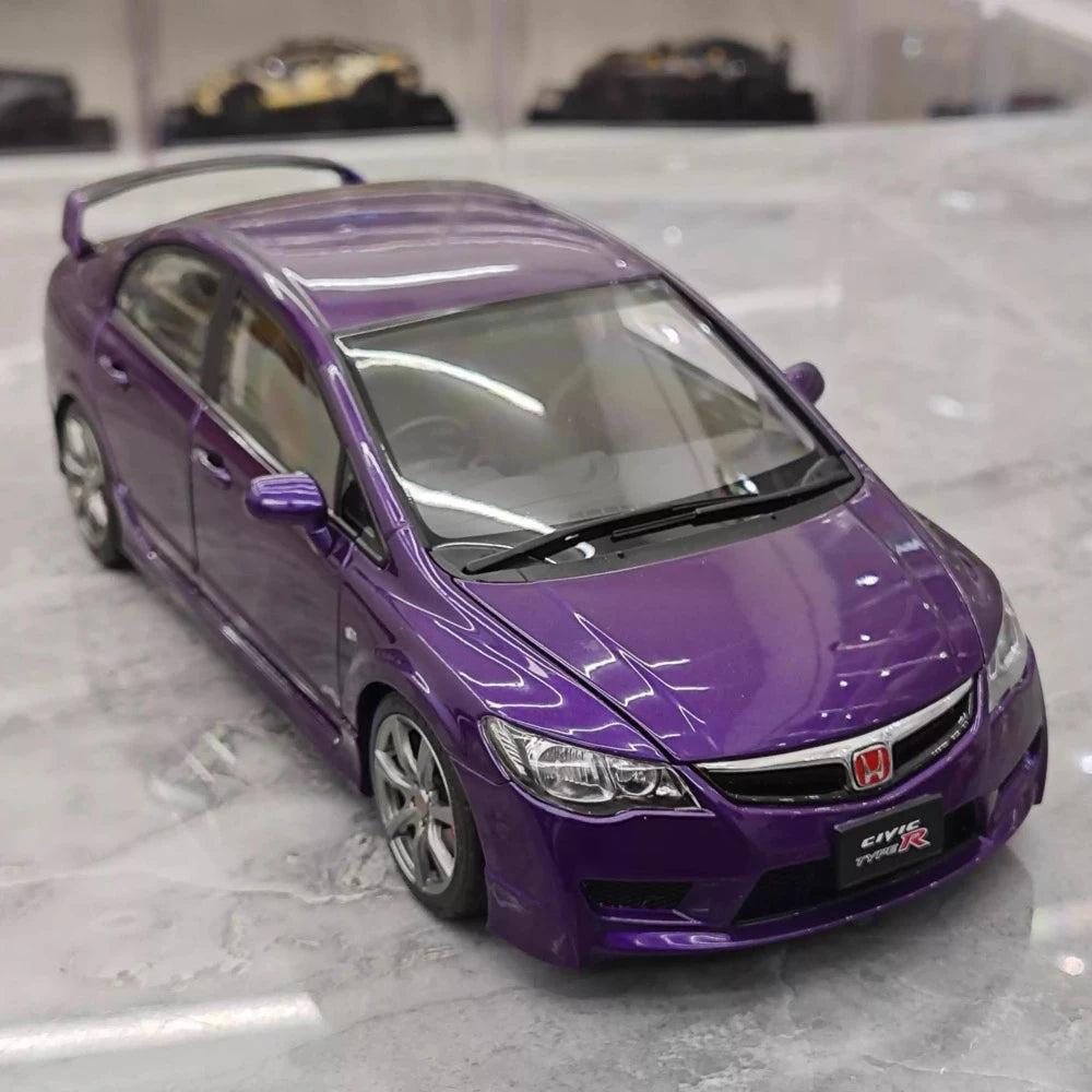 [MotorHelix] 1:18 Honda 2007 Civic Type R FD2 paars modelauto Die-Cast