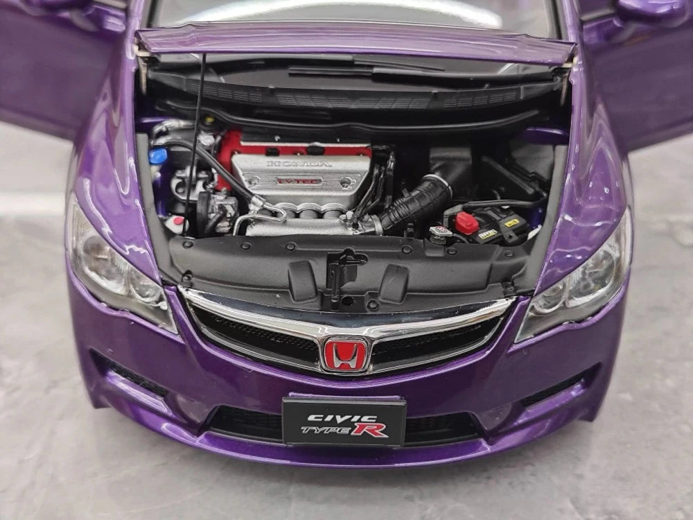 [MotorHelix] 1:18 Honda 2007 Civic Type R FD2 paars modelauto Die-Cast